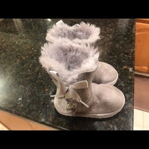 Gray UGG Boots  -size 8T